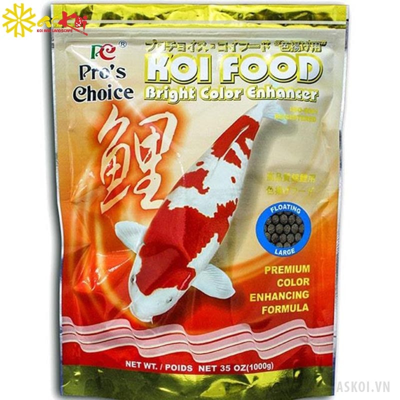 Thức ăn cho cá koi Color Bright Koi Food 1kg